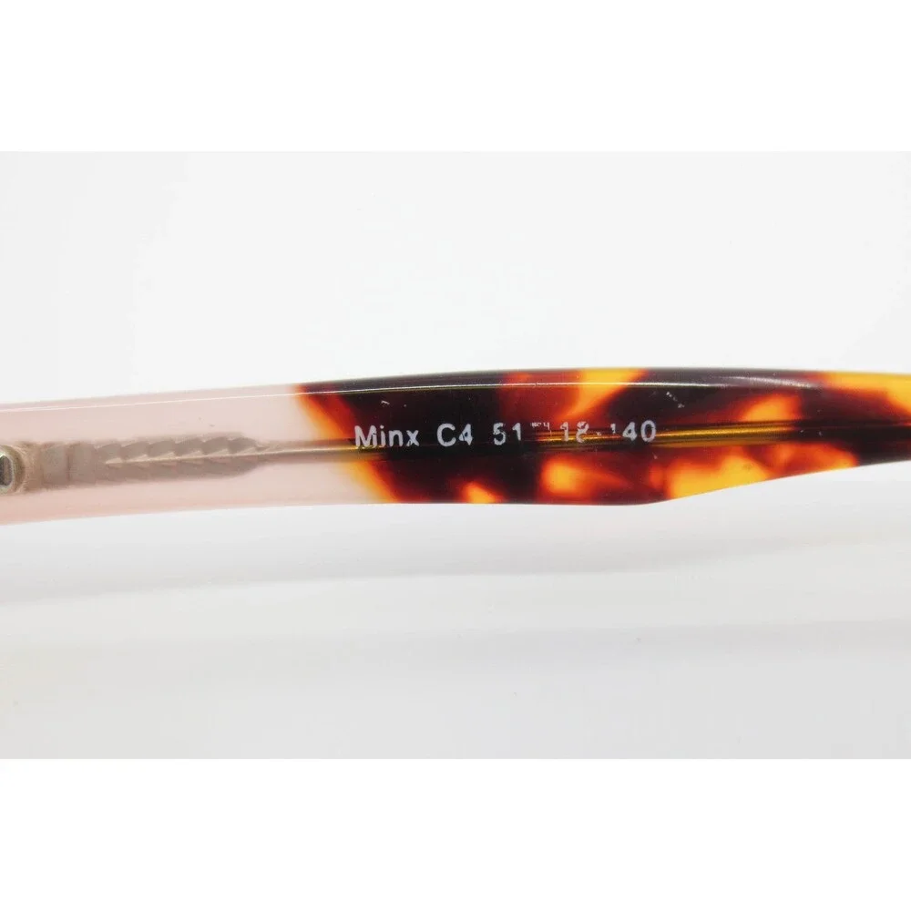 Cascadia Eyewear Minx C4 Tortoise Pink Cat Eye Glasses Frames 51-18-140